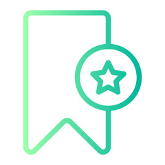 bookmark gradient icon