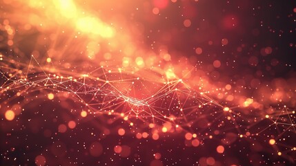 A network technology background with dots and lines. Modern abstract concept. Line background, network technology modern.