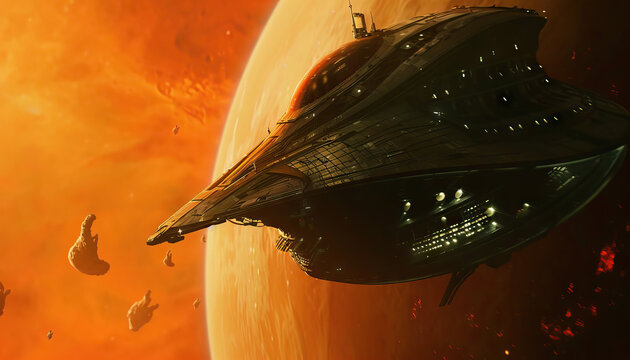 A sci-fi thriller set on a space station orbiting a distant planet, where a crew discovers a hidden alien civilization with mysterious intentions