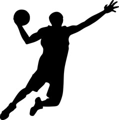 Basketball Player Silhouette