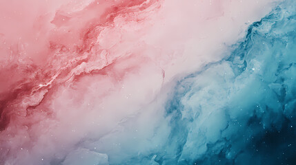 Fototapeta premium vibrant cosmic background featuring swirling pink and blue clouds, creating dreamy atmosphere filled with stars. Perfect for artistic and abstract designs