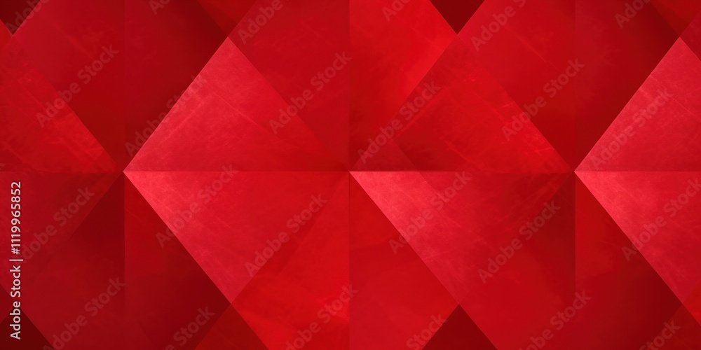 Poster abstract red diamond pattern background with geometric shapes and textures, suitable for modern desi