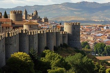Avila: Echoes of History in Stone Walls