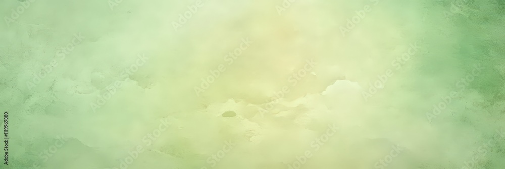 Poster soft green gradient background with subtle watercolor effects for texture and artistic design