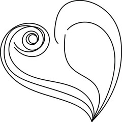 heart drawing
