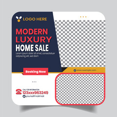 Home Sale Advertisement Social Media Post Design Banner