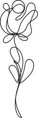 hand drawn flower