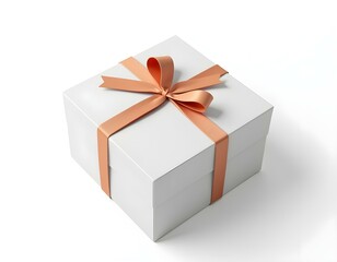 Obraz premium gift box isolated on white background