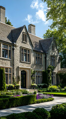 Traditional English Manor with Rose Gardens and Lake Views, Luxury Cotswolds Country Estate