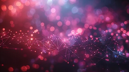A network technology background with dots and lines. Modern abstract concept. Network technology background.