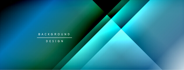 Colorful gradient with lines made of shadow and light. Creative background