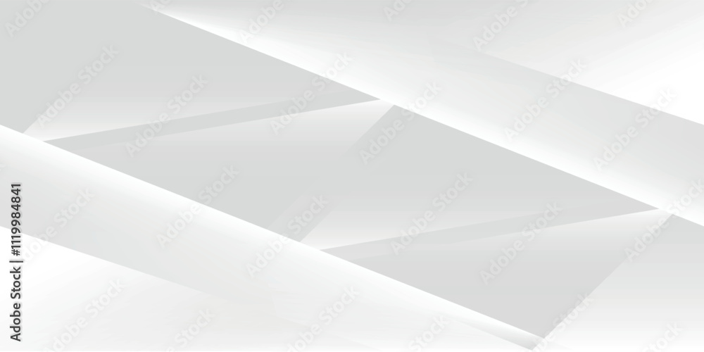 Poster white background with abstract gradient color geometric shape graphic design decoration