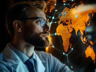 Global Network Illustration