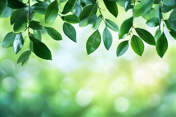 Green Leaf Background Illustration