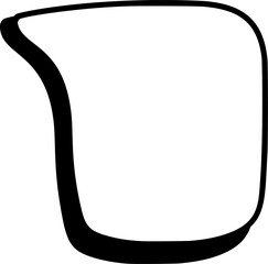 Empty speech bubble vector provides space for dialogue, questions, or comments, encouraging communication and expression