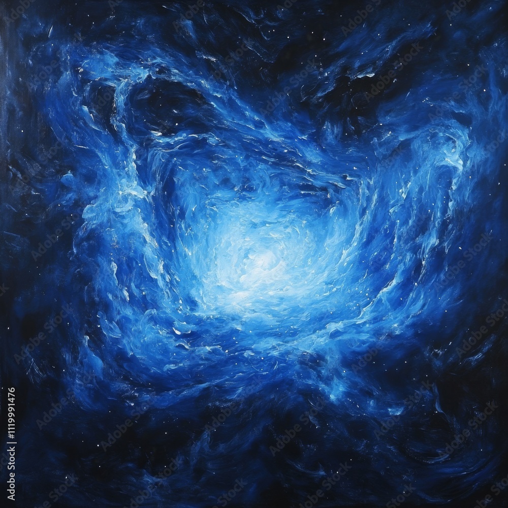 Poster futuristic light streaks background. abstract of warp or hyperspace motion in star trail. explode pa
