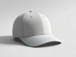 White hat on white background