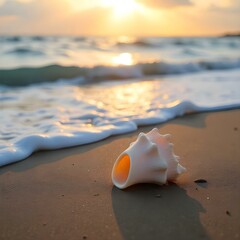 seashell on the beach