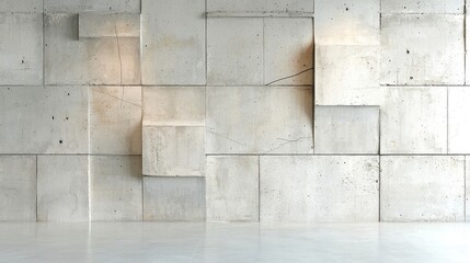Aged gray concrete wall surface showcasing intricate textures and weathered patterns, ideal for creating a rustic or industrial backdrop in various design projects