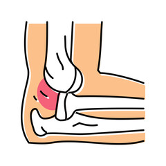 broken smartphone screen color icon vector. broken smartphone screen sign. isolated symbol illustration