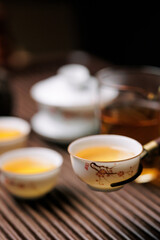 Enjoy a Serene Tea Experience with Beautiful, Traditional Teacups and Delicious Brews