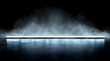 Fototapeta premium Smoky Neon 3D Background