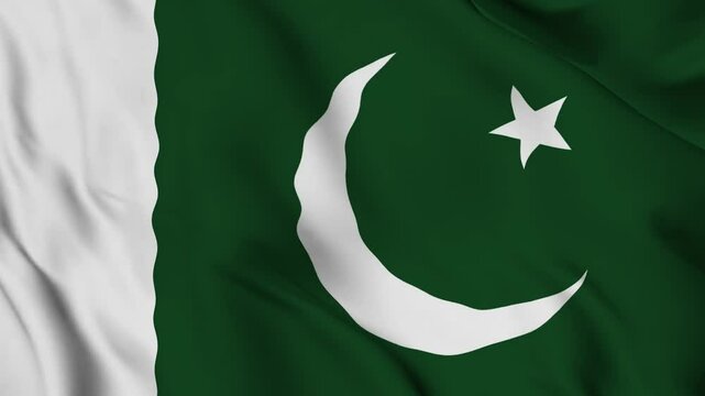 Oman shiny realistic 3d background national waving flag