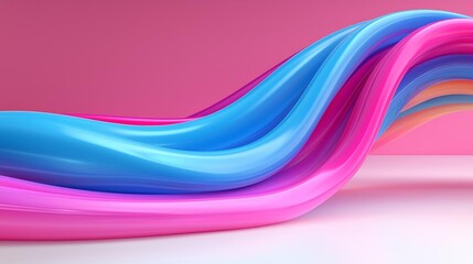 Fototapeta premium hyper realistic photo of 3D style, beautiful abstract background with colorful highlights. , isolated on white background, , copy space, copy space for text,