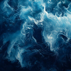 Obraz premium Abstract Ocean Waves Background Illustration