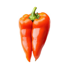 Realistic illustration of bell peppers stacked together.