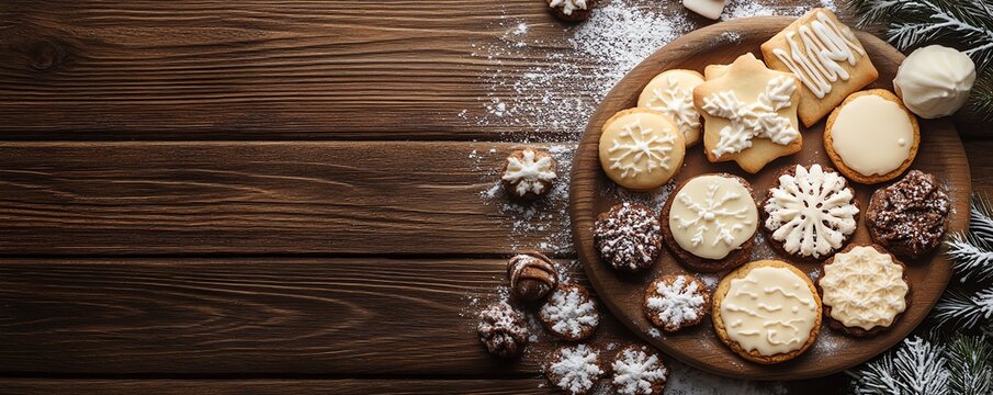 Winter-Themed Cookie Exchange Invitation