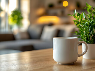 Cozy Home Coffee Mug Illustration