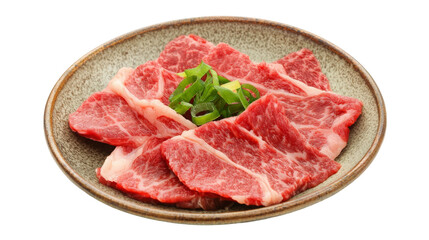 Fototapeta premium Grilled mignon beef tenderloin with fresh herbs close-up meal lunch delight