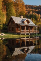 Obraz premium palace shaped cabin