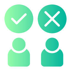 survey gradient icon