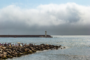 Lighthouse at Barranco Beach - Lima, Peru