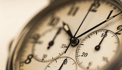 The time-traveling stopwatch accidentally skipped forward a century, causing a humorous mix-up