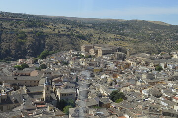 Fototapeta premium Vista da cidade de Toledo na Espanha