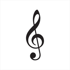 Music notes silhouette vector icon design whit a white background.