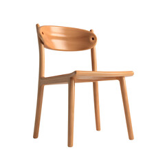 Chair transparent background room decoration material
