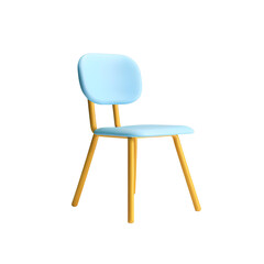 Chair transparent background room decoration material
