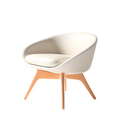 Chair transparent background room decoration material
