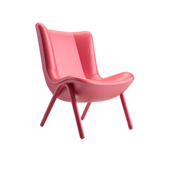 Chair transparent background room decoration material
