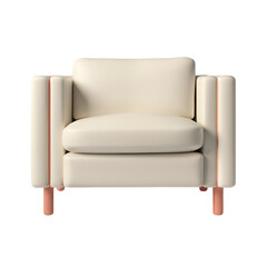 Chair transparent background room decoration material
