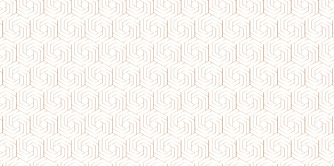Abstract golden linear graphic ornament. arabian Stylish Seamless pattern on white background. Creative design. Design for book, notebook and calendar covers. high quality textile design, vector .	