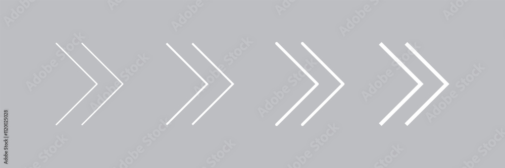 Poster arrows set. right arrow icons set. set different black arrows or web design. top. trend. arrow icon.