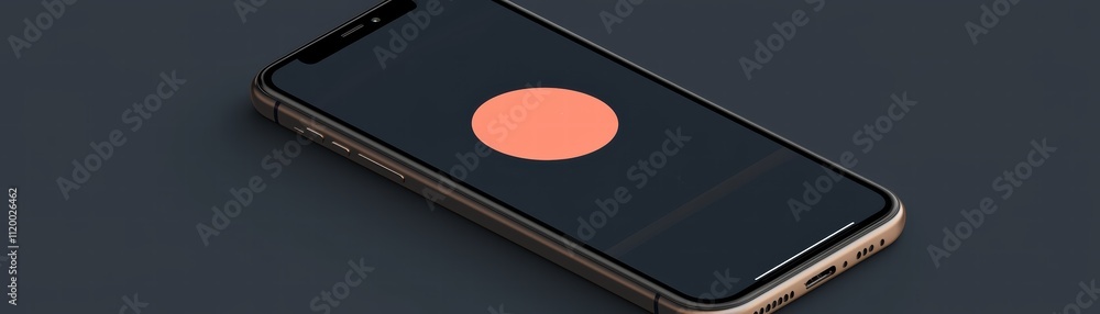 Poster ai mobile diagnostics visualizing a clean phone interface in a modern tech environment