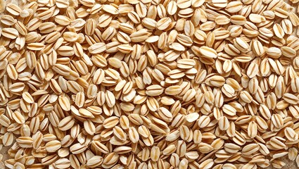 Oats grain peel background and texture, top view 