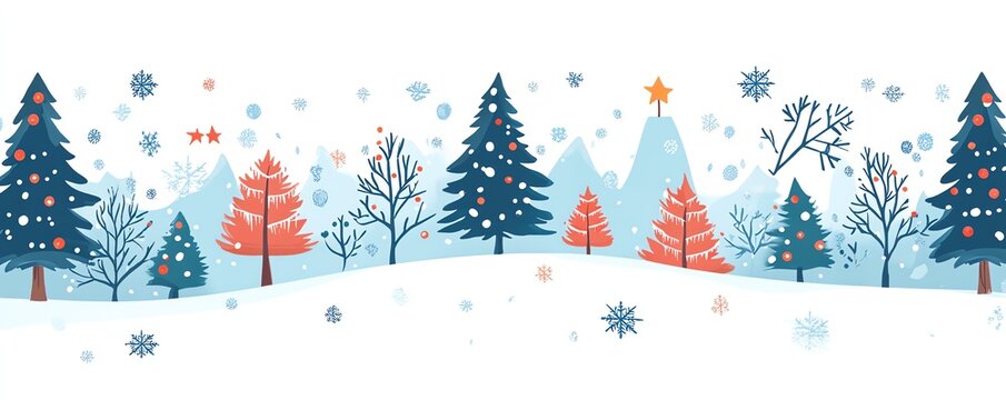 A Winter-Themed Travel Itinerary Template