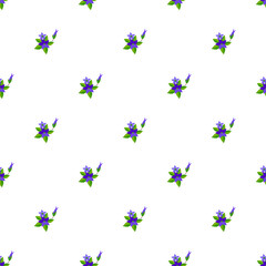 Floral pattern with a winter theme.